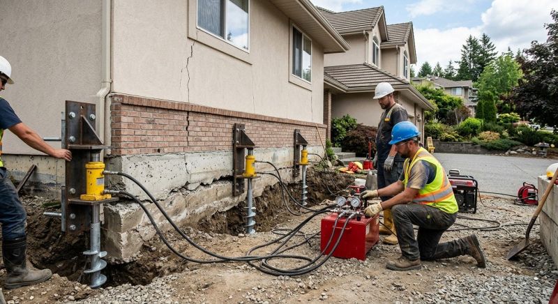 Sinking Foundation Lifting in Sarasota, FL