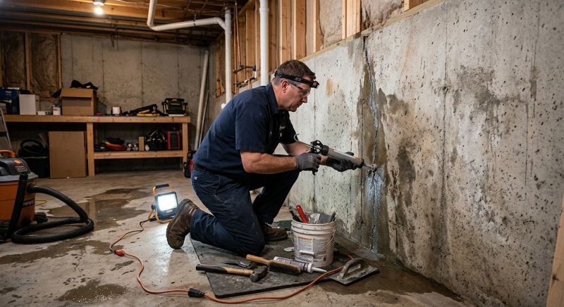 Wet Basement Solutions in Greenville, SC