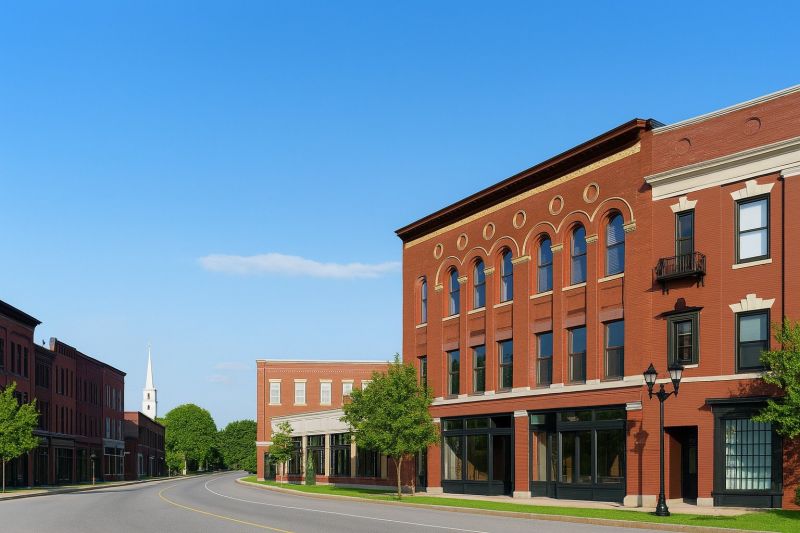 Local Building Raising in Hudson, MA