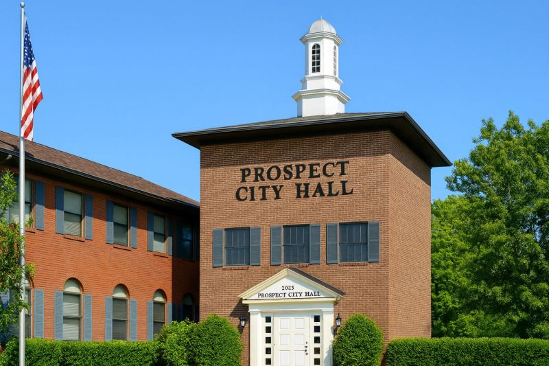 Local Building Raising in Prospect, KY