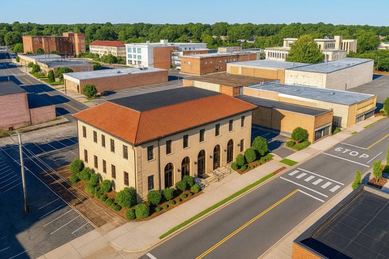 Local Building Raising in Jasper, AL