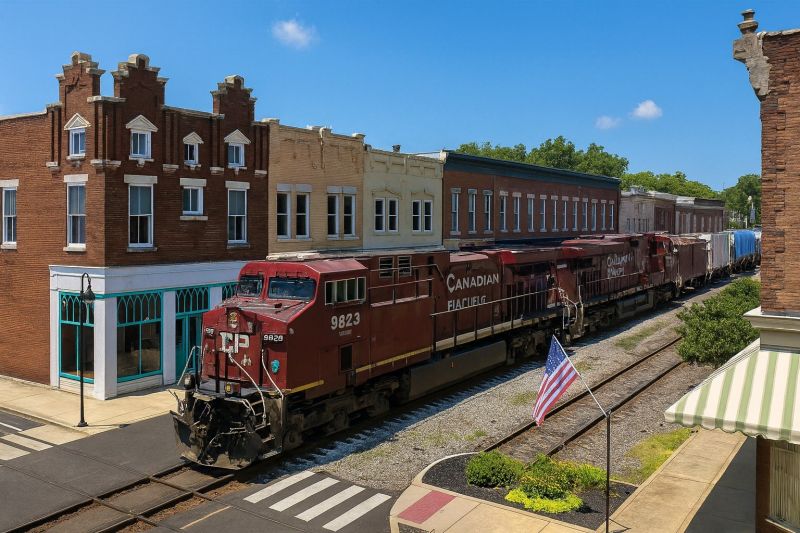 Local Building Raising in La Grange, KY