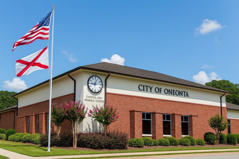 Local Building Raising in Oneonta, AL