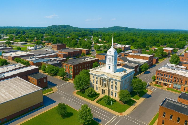 Local Building Raising in Columbia, TN