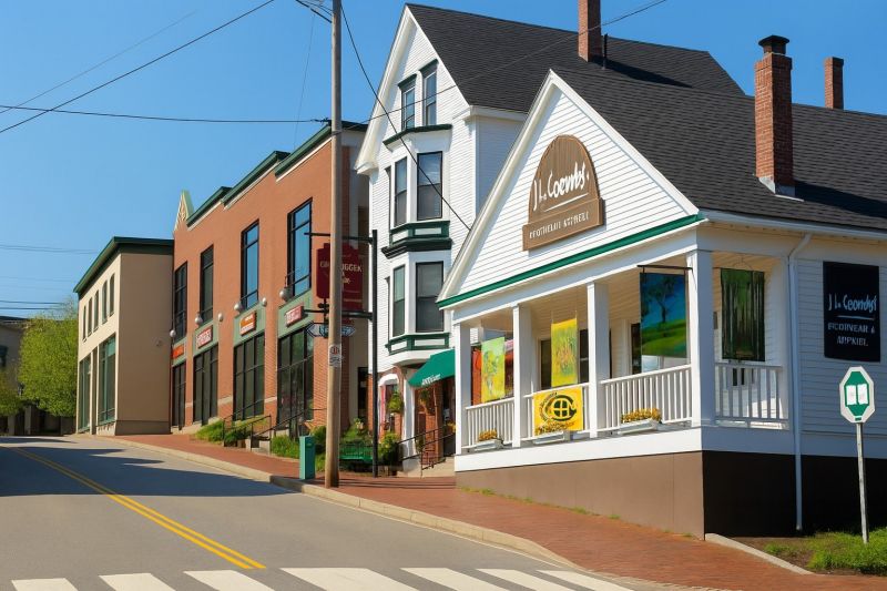 Local Building Raising in Freeport, ME