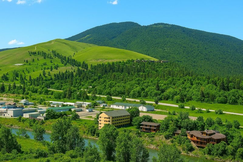 Local Building Raising in Hamilton, MT