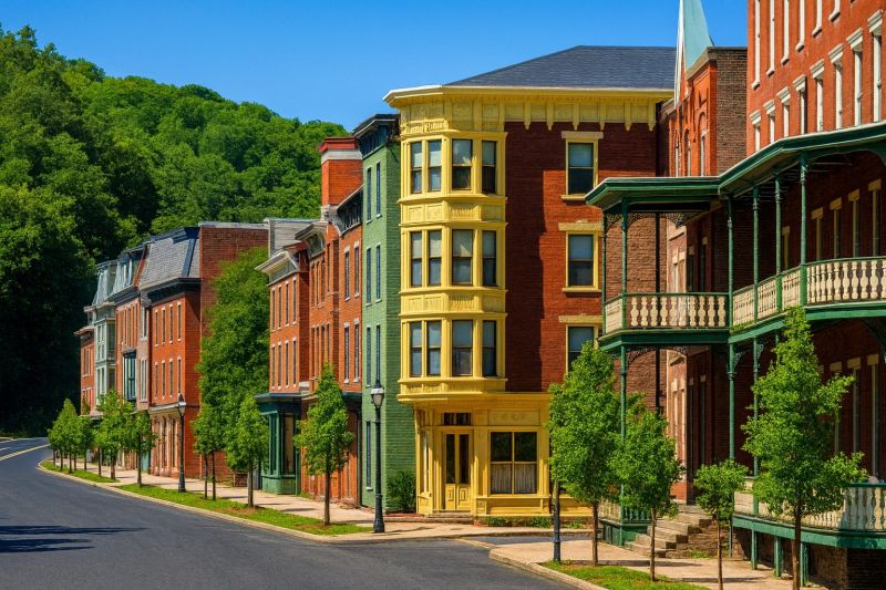 Local Building Raising in Albrightsville, PA