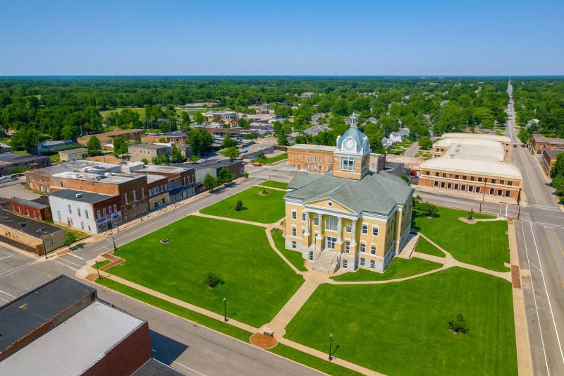 Local Building Raising in Boonville, IN