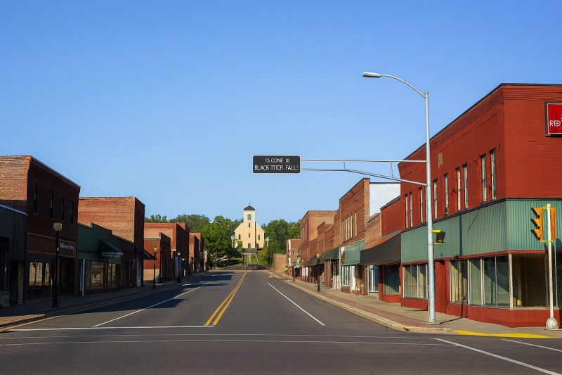 Local Building Raising in Black River Falls, WI