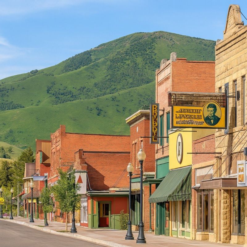 Local Building Raising in Red Lodge, MT