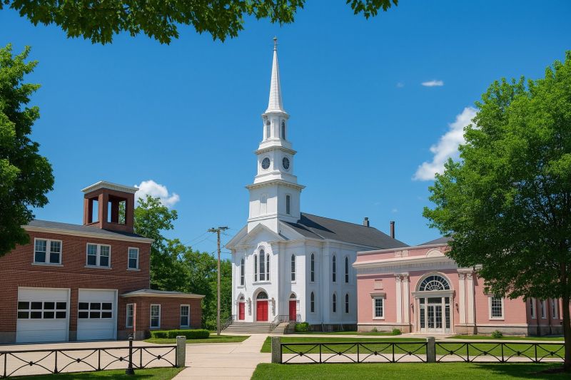 Local Building Raising in Foxboro, MA
