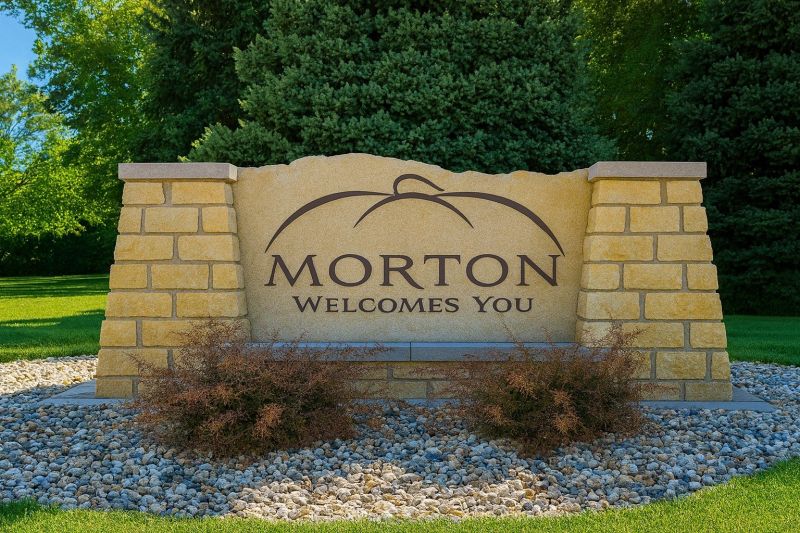 Local Building Raising in Morton, IL