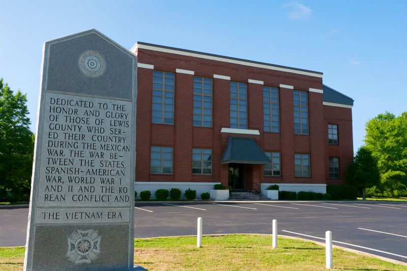 Local Building Raising in Hohenwald, TN