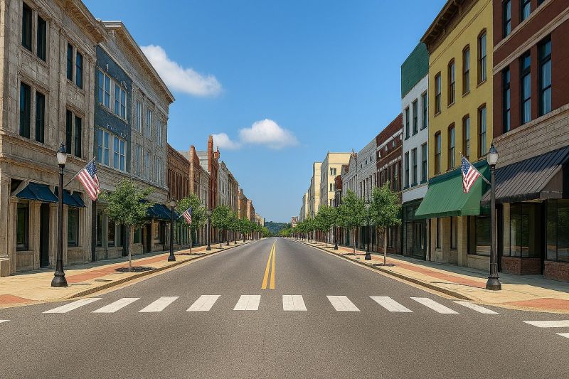 Local Building Raising in Bristol, VA