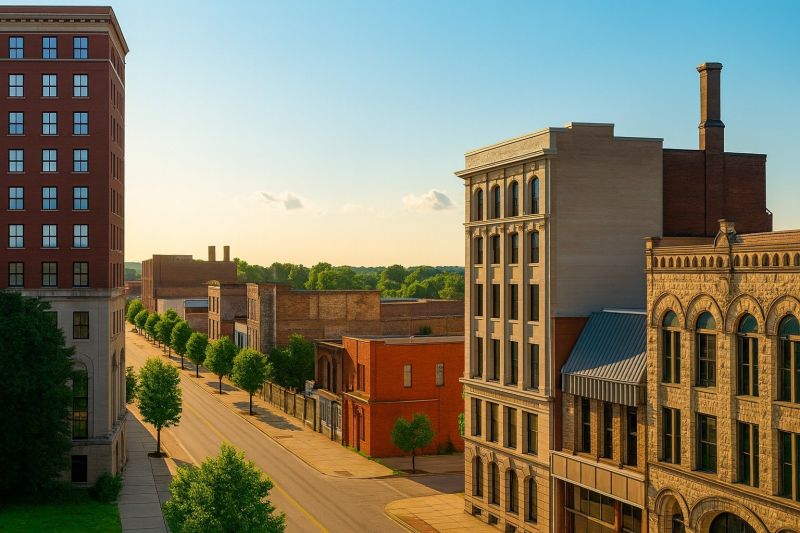 Local Building Raising in Alliance, OH