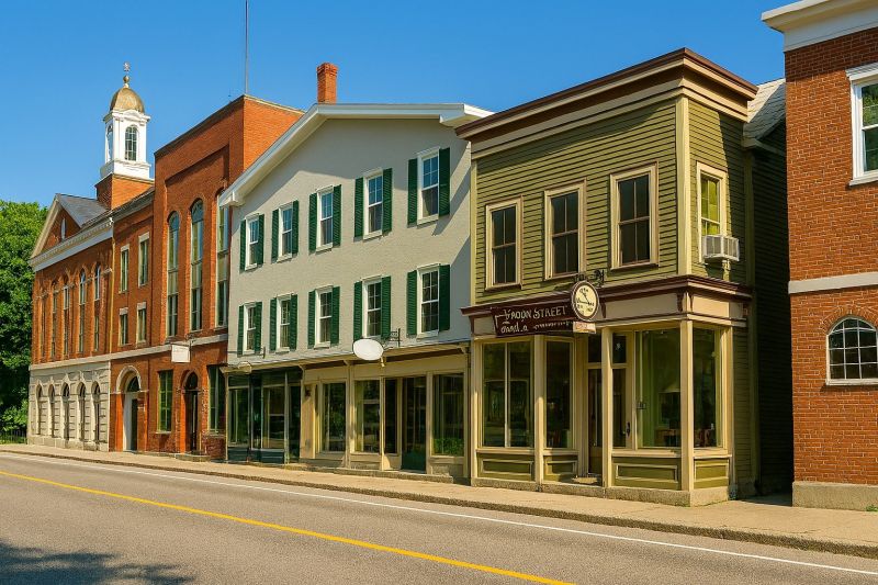 Local Building Raising in Milford, NH