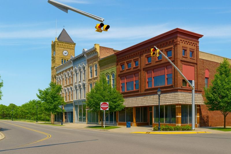 Local Building Raising in Bluffton, IN