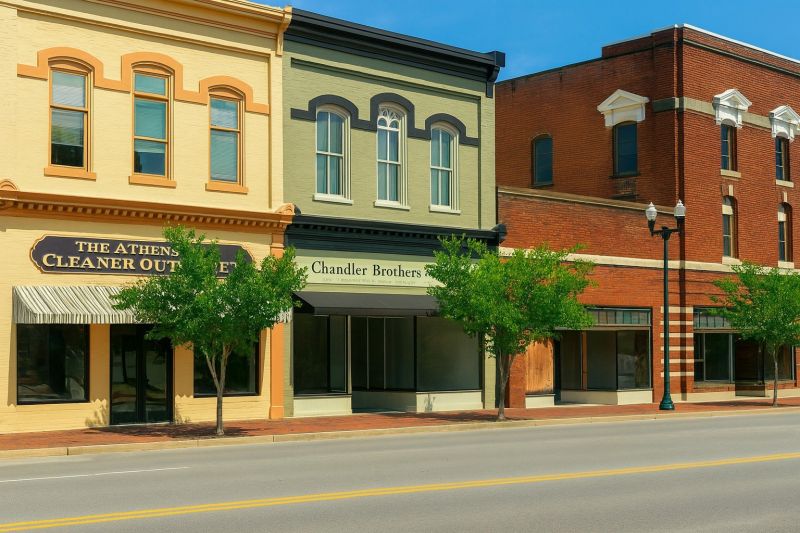 Local Building Raising in Athens, TN