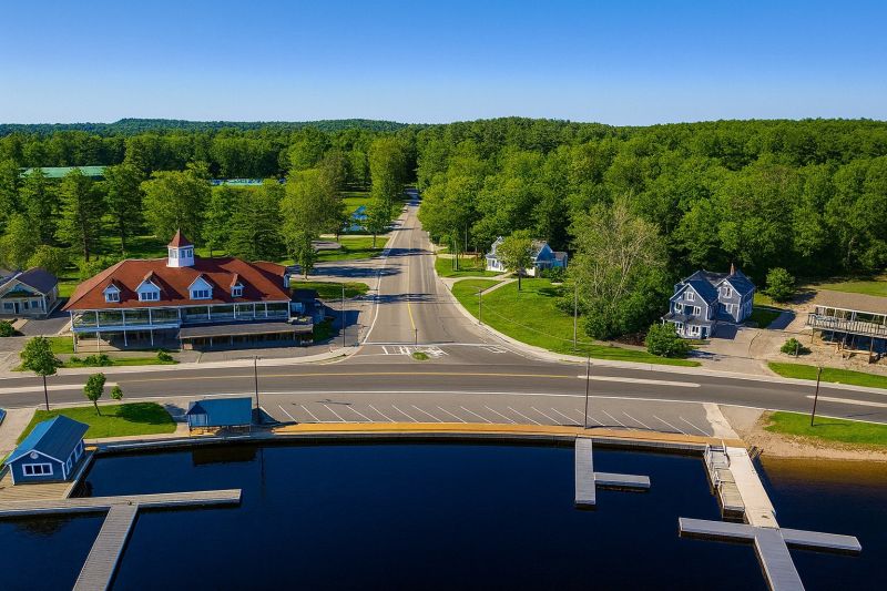 Local House Raising in Naples, ME